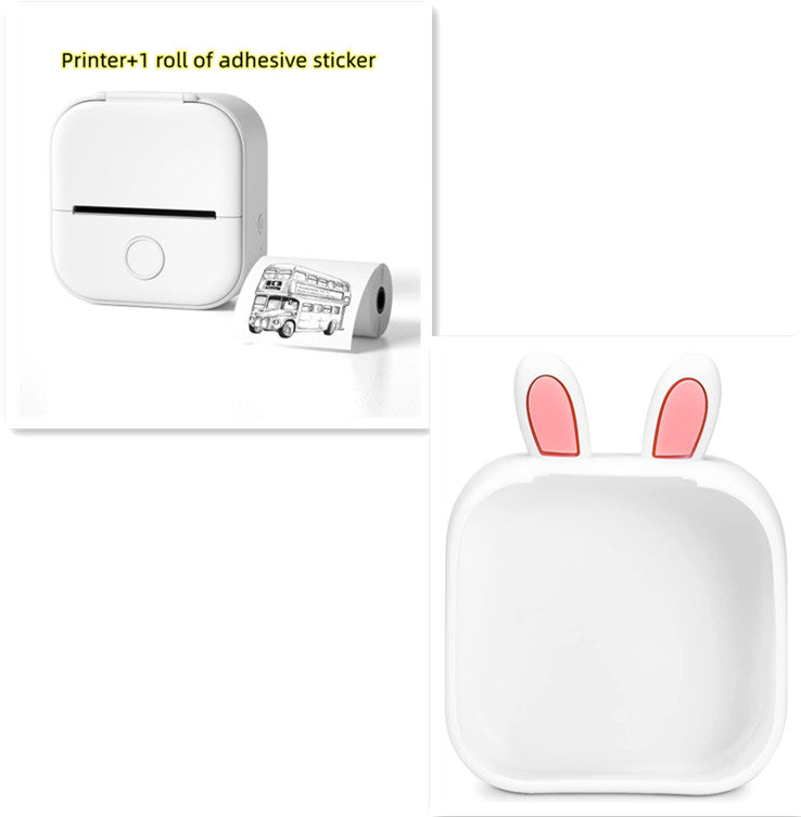 Mini Bluetooth Thermal Label Printer – Portable Photo, Study & Price Tag Printer