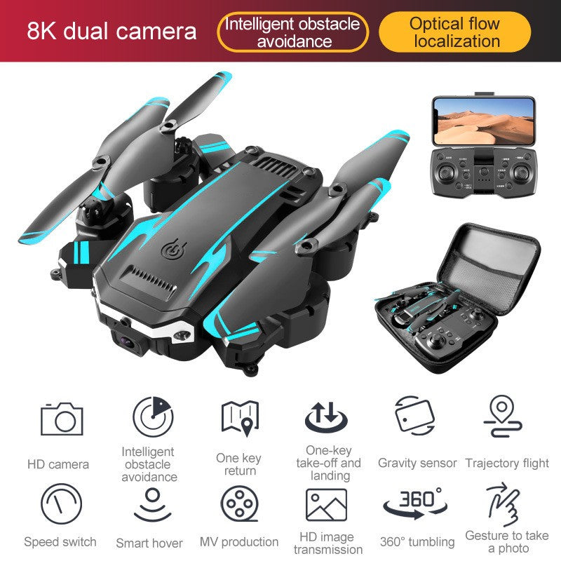 8K High-Definition Foldable Drone – Smart Obstacle Avoidance Technology
