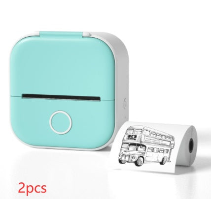 Mini Bluetooth Thermal Label Printer – Portable Photo, Study & Price Tag Printer
