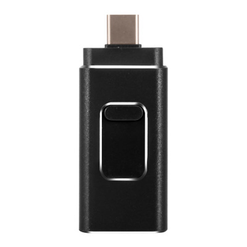 4-in-1 Multi-port USB Flash Drive: iPhone | Android (Micro USB) | Type-C | USB Key
