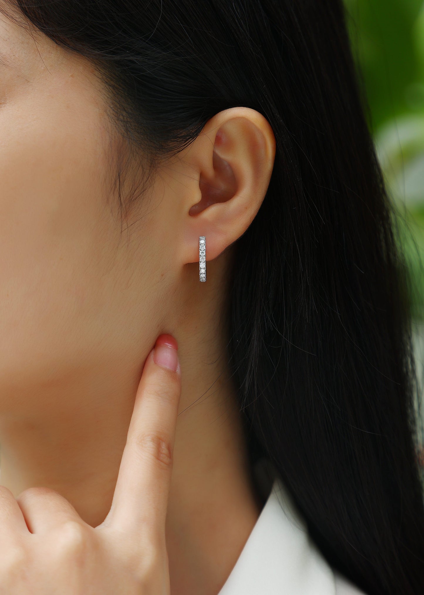 Modern Guide - Premium Moissanite Luxury Silver Stud Earrings S925 Silver Plated Platinum