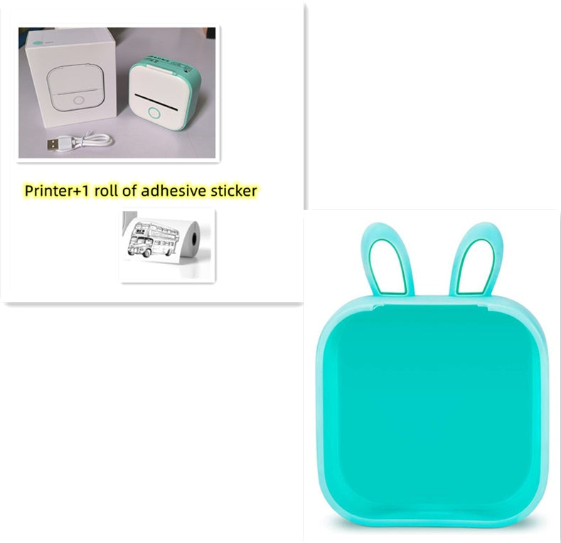 Mini Bluetooth Thermal Label Printer – Portable Photo, Study & Price Tag Printer
