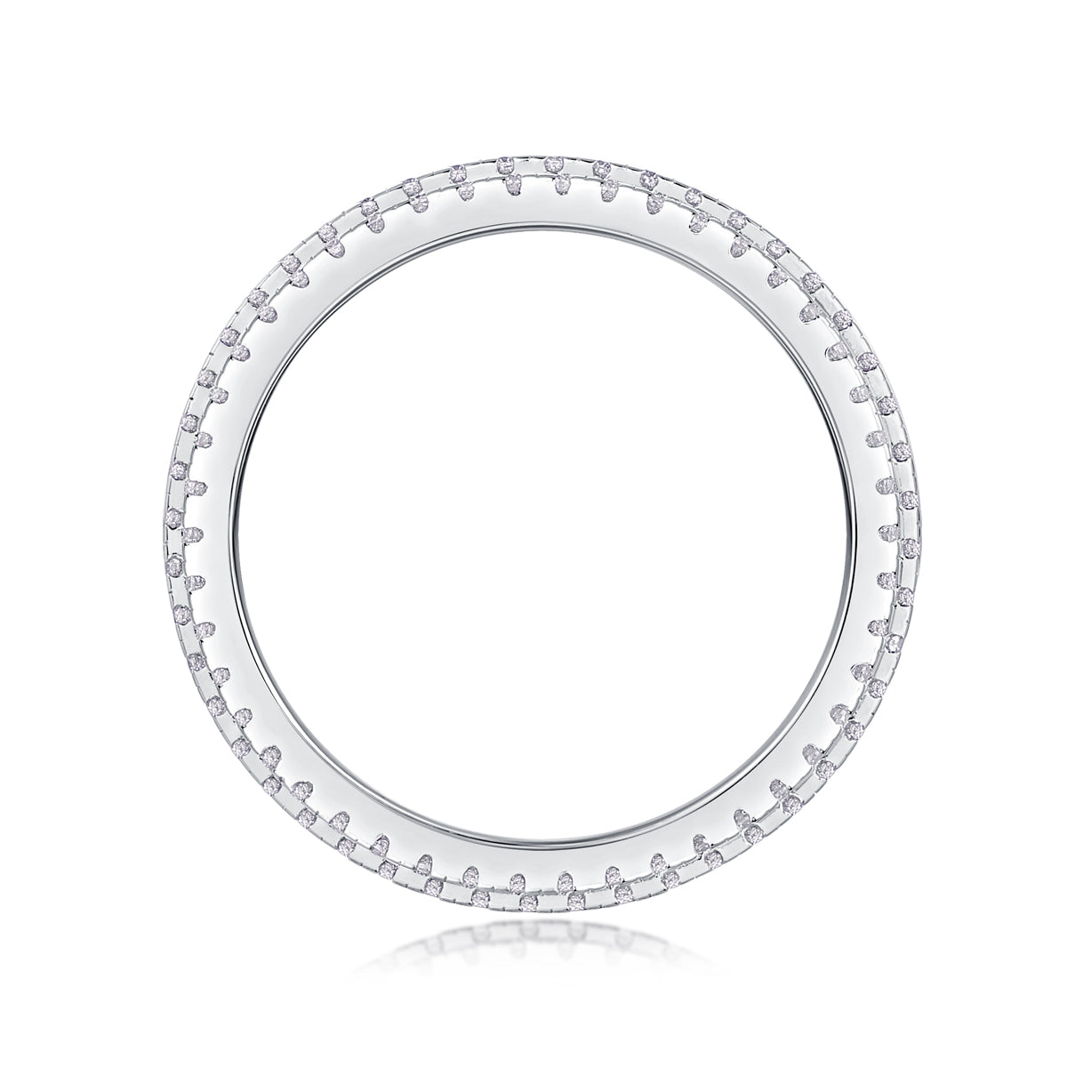 Gentle Melody - Luxury Silver  Ring Set With Top-quality Moissanite S925 Silver And Platinum-plated Diamond