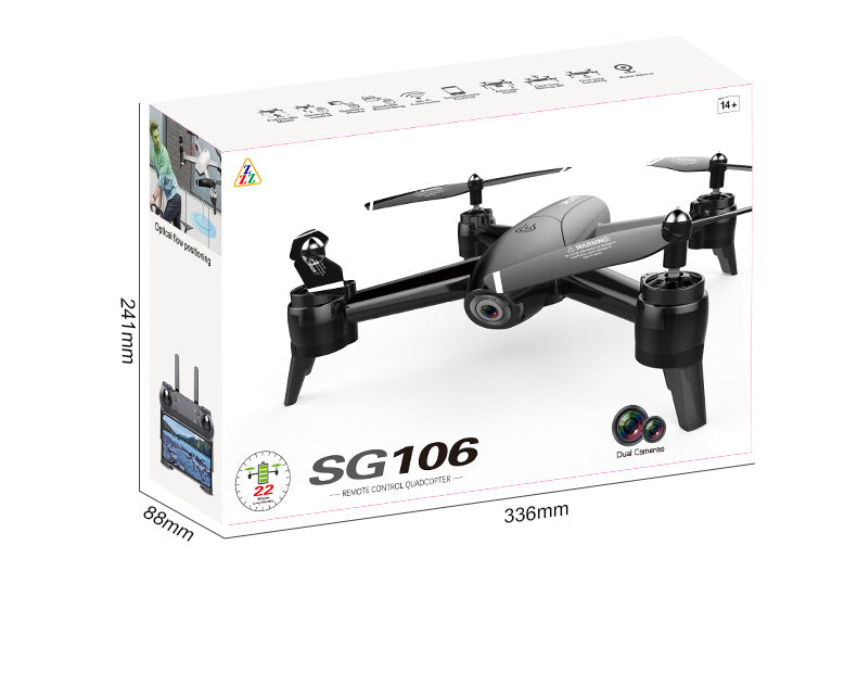 4K HD Dual Camera Optical Flow WiFi FPV RC Drone