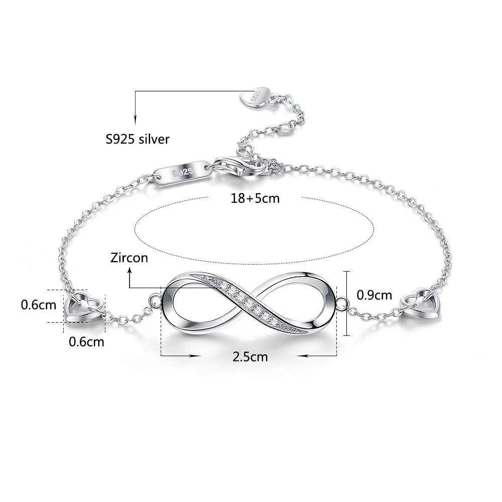 Elegant 925 Silver Bracelet for Women – Premium Sterling Silver Jewelry