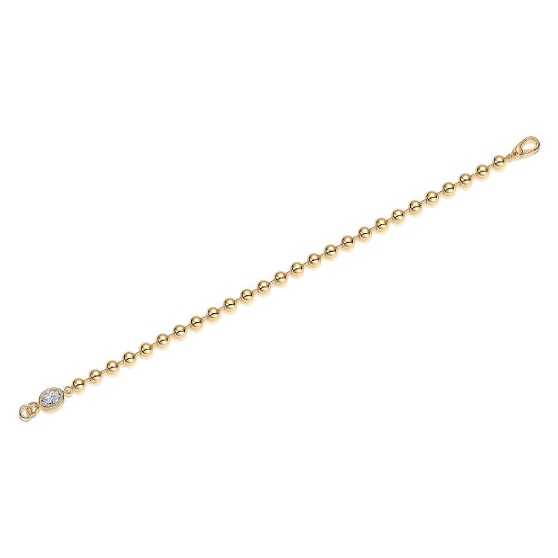 Set With Top-quality Moissanite, This Luxurious And Fashionable Light Luxury Trend Jewelry Silver Bracelet Is S925 Silver-plated With Gold