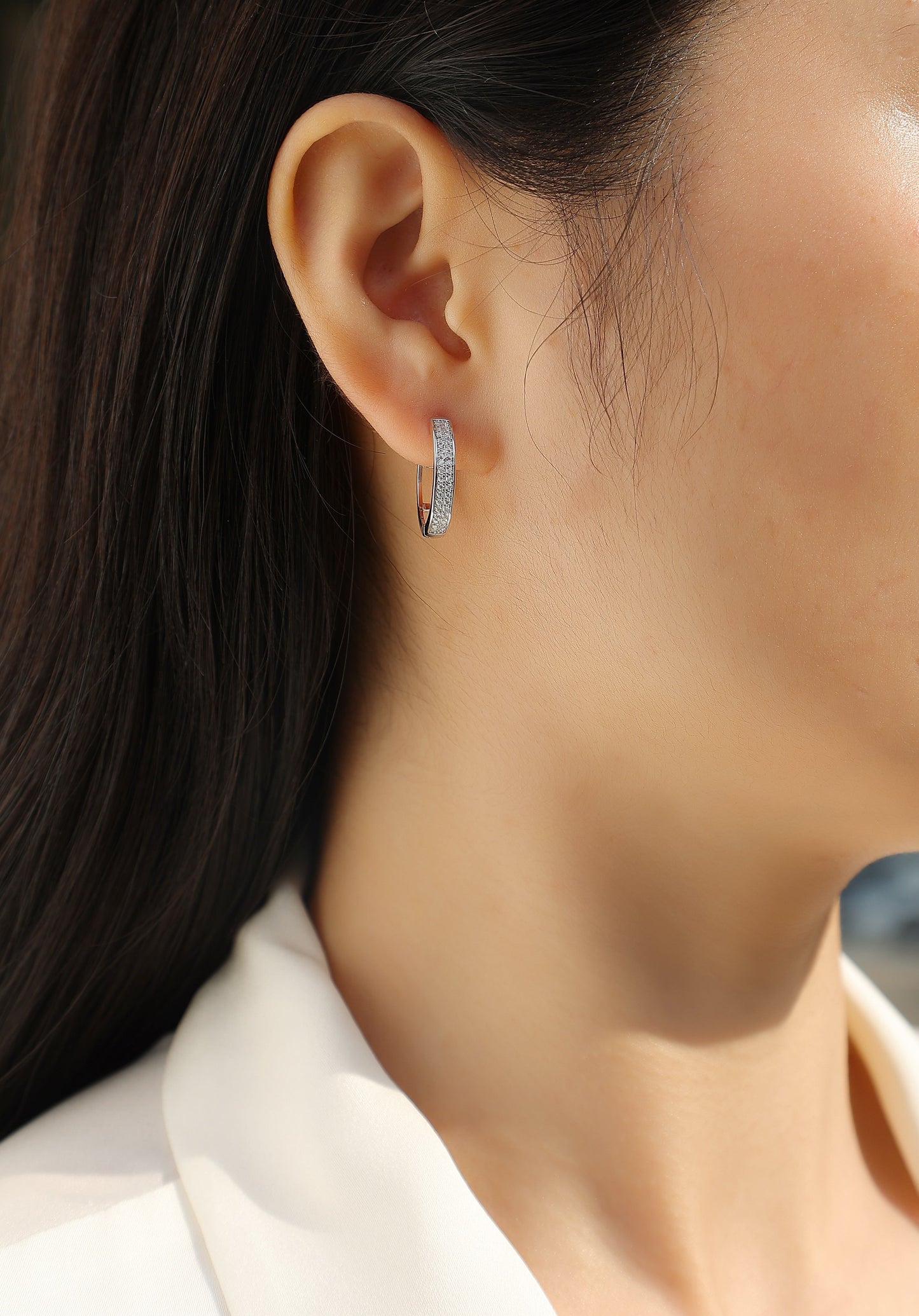 Firefly Light - Premium Moissanite Luxury Fashion Light Luxury Jewelry Silver Stud Earrings S925 Silver Plated Platinum