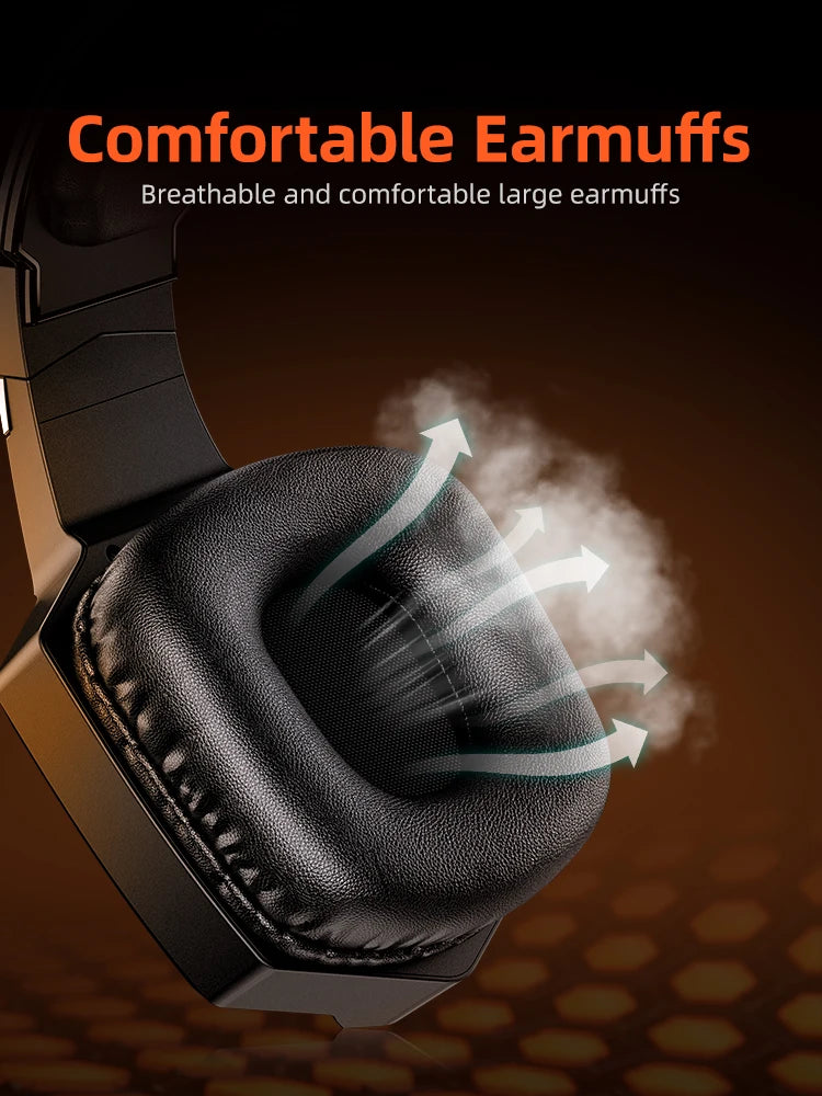 ONIKUMA Pro Tri-Mode Gaming Headset – 2.4GHz Wireless & Bluetooth 5.3, Detachable Mic, Multi-Platform Compatible
