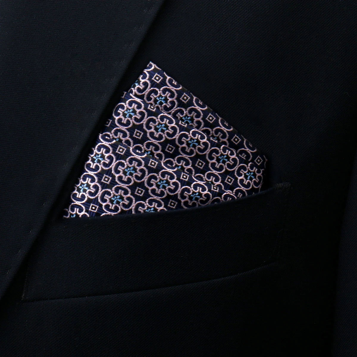 New Style Handkerchief  Black Suit Accessories Solid Kerchief Men Wedding Party Birthday Gift Pocket Square Paisley