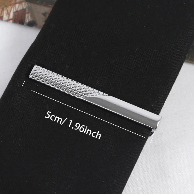 Tie Pin for Men Necktie Accessories Silvery Colour Ties Clip