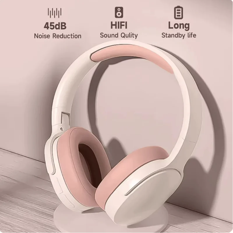 Wireless Bluetooth 5.3 Headphones – Foldable HiFi Stereo Sound, Deep Bass & Long Battery Life