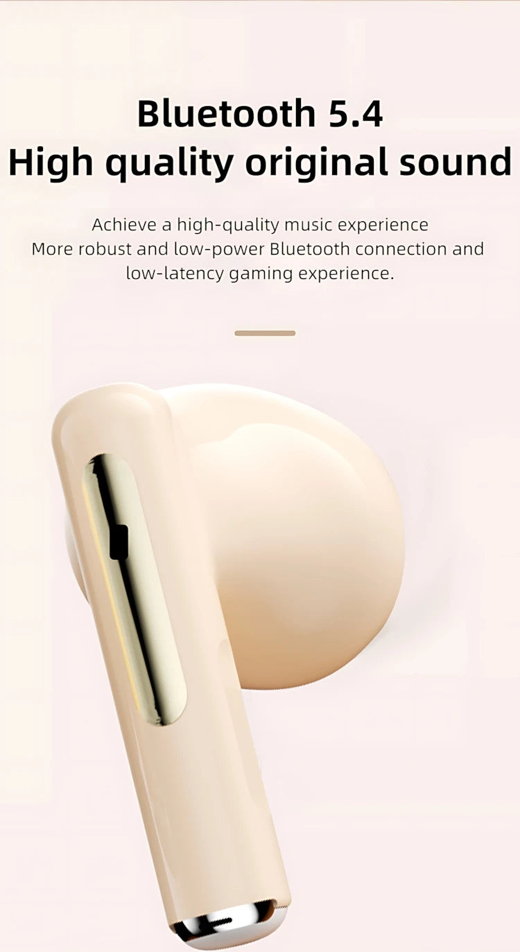 Bluetooth 5.3 Wireless Earbuds LED Display Binaural Waterproof Noise Reduction Earphone