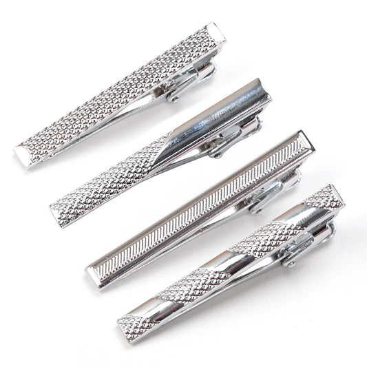 Tie Pin for Men Necktie Accessories Silvery Colour Ties Clip