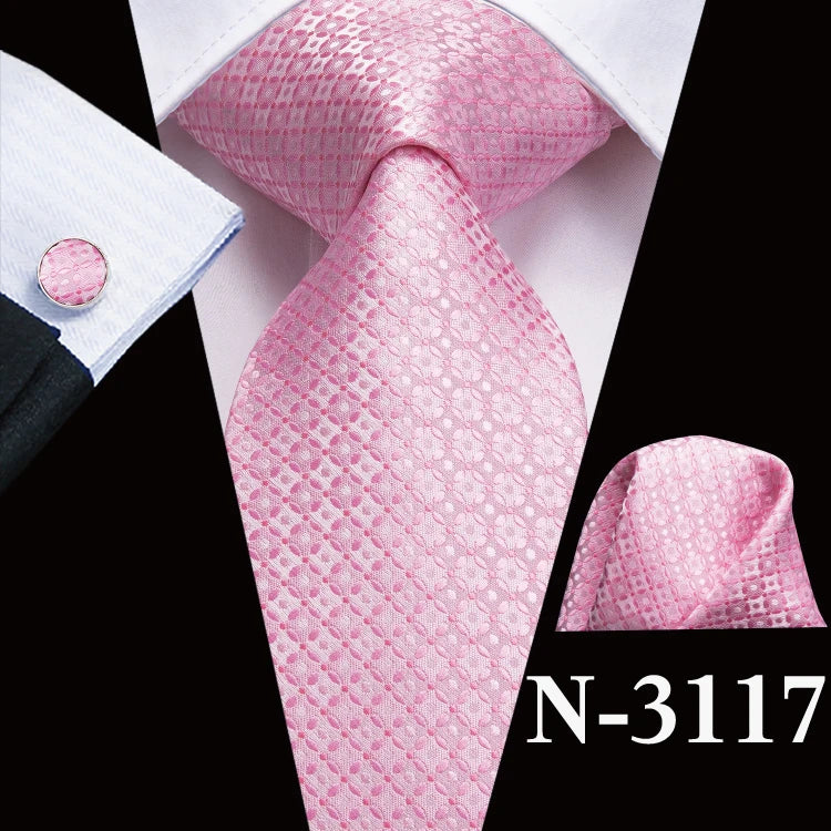 Luxury Striped Silk Necktie for Men - Business & Formal Events Necktie