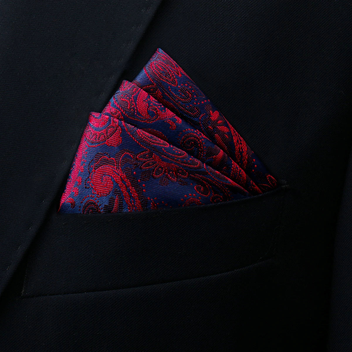 New Style Handkerchief  Black Suit Accessories Solid Kerchief Men Wedding Party Birthday Gift Pocket Square Paisley