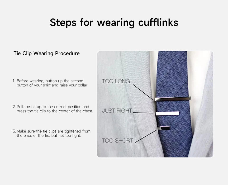 Men’s Tie Clip – Minimalist Design for Business, Party & Formal Style