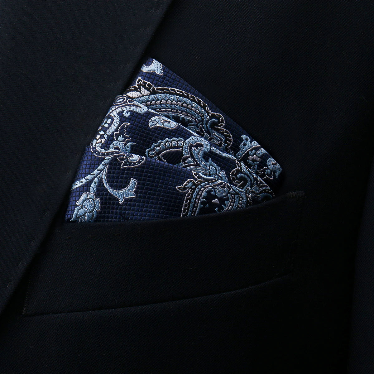 New Style Handkerchief  Black Suit Accessories Solid Kerchief Men Wedding Party Birthday Gift Pocket Square Paisley
