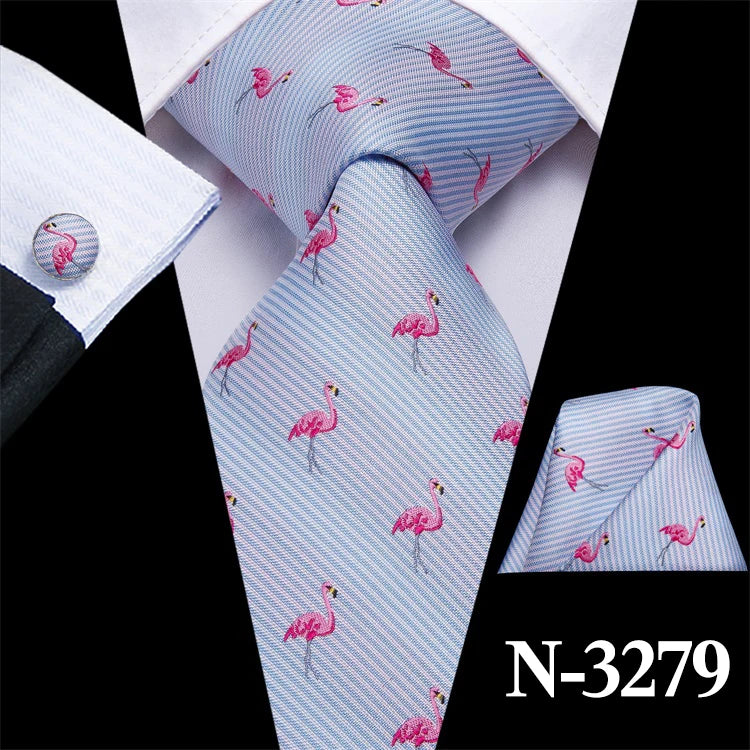 Luxury Striped Silk Necktie for Men - Business & Formal Events Necktie