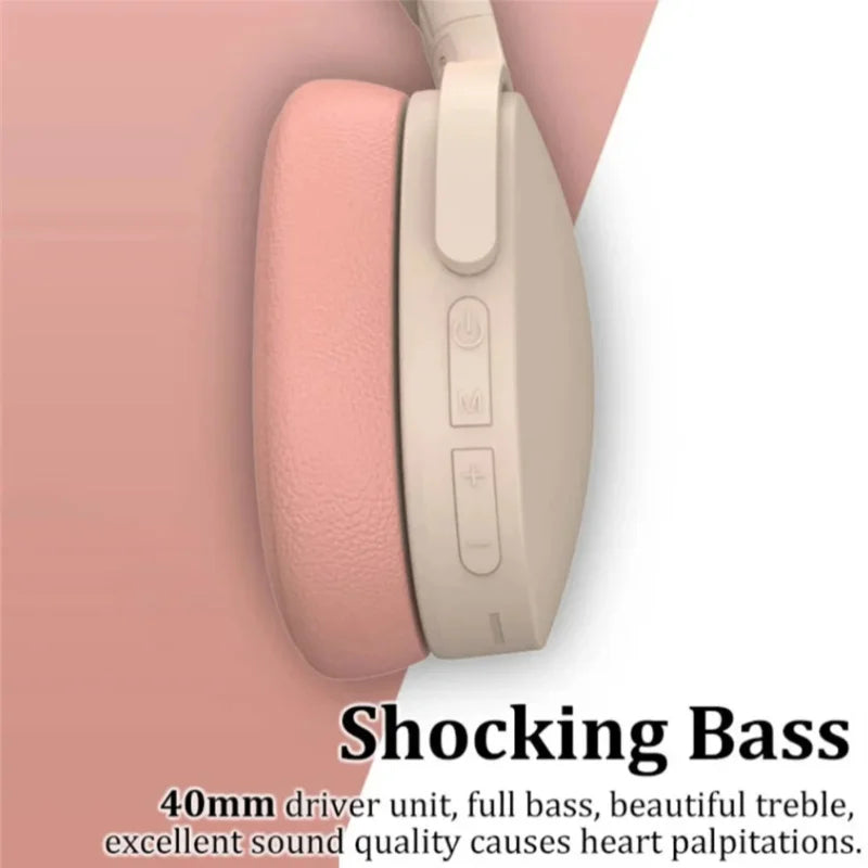 Wireless Bluetooth 5.3 Headphones – Foldable HiFi Stereo Sound, Deep Bass & Long Battery Life