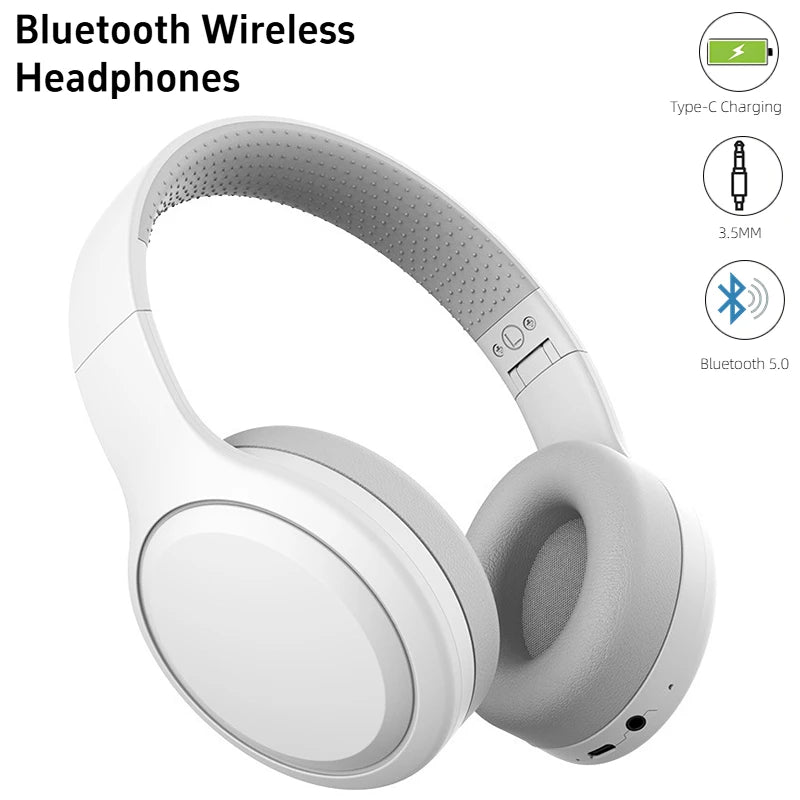 Wireless Bluetooth Over-Ear Headphones – HiFi Stereo, Noise Reduction, Sports & Gaming Headset