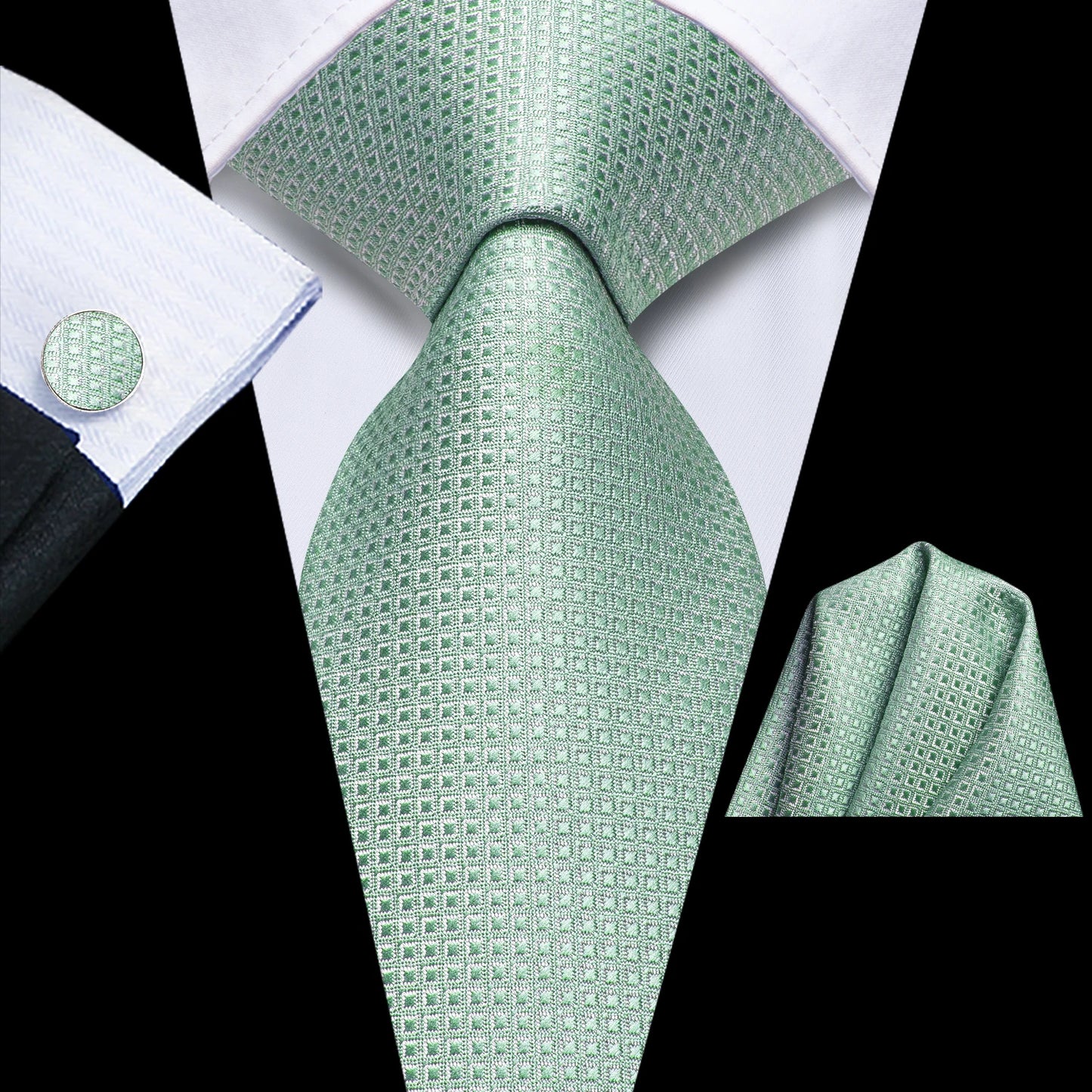 Luxury Striped Silk Necktie for Men - Business & Formal Events Necktie