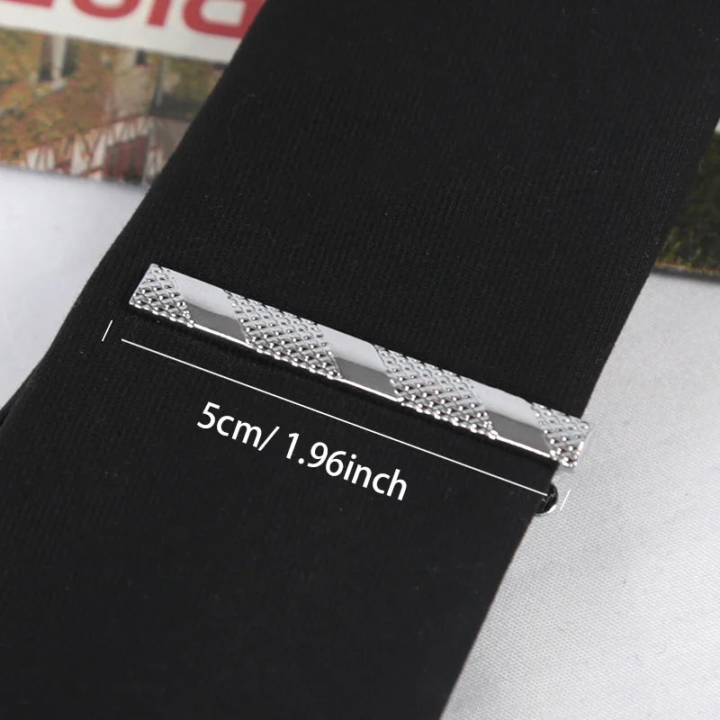 Tie Pin for Men Necktie Accessories Silvery Colour Ties Clip
