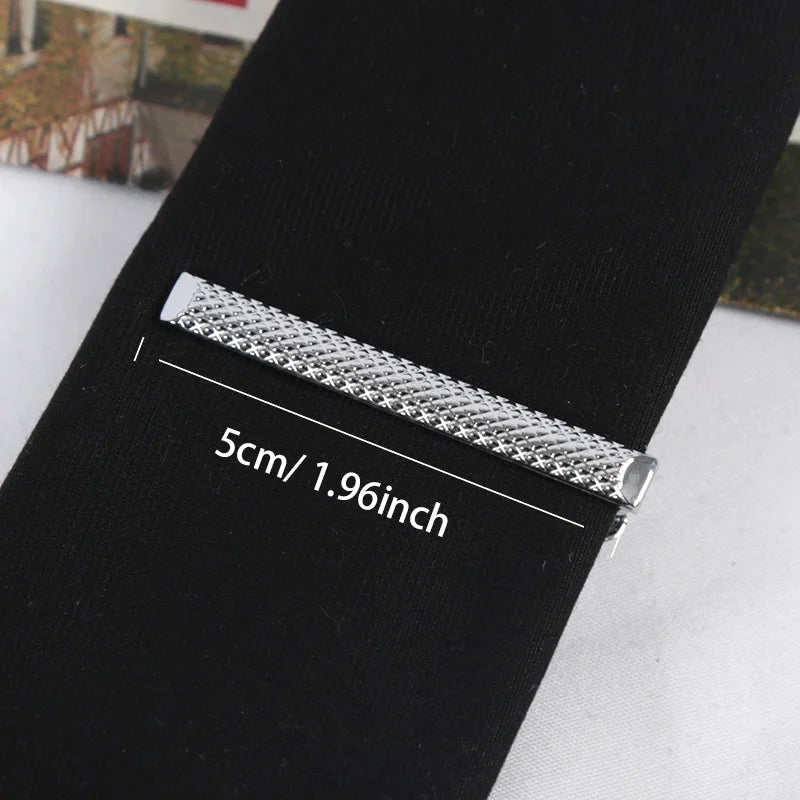 Tie Pin for Men Necktie Accessories Silvery Colour Ties Clip