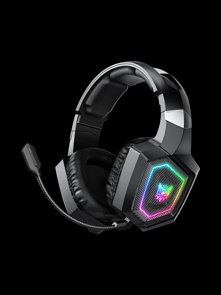 ONIKUMA Pro Tri-Mode Gaming Headset – 2.4GHz Wireless & Bluetooth 5.3, Detachable Mic, Multi-Platform Compatible