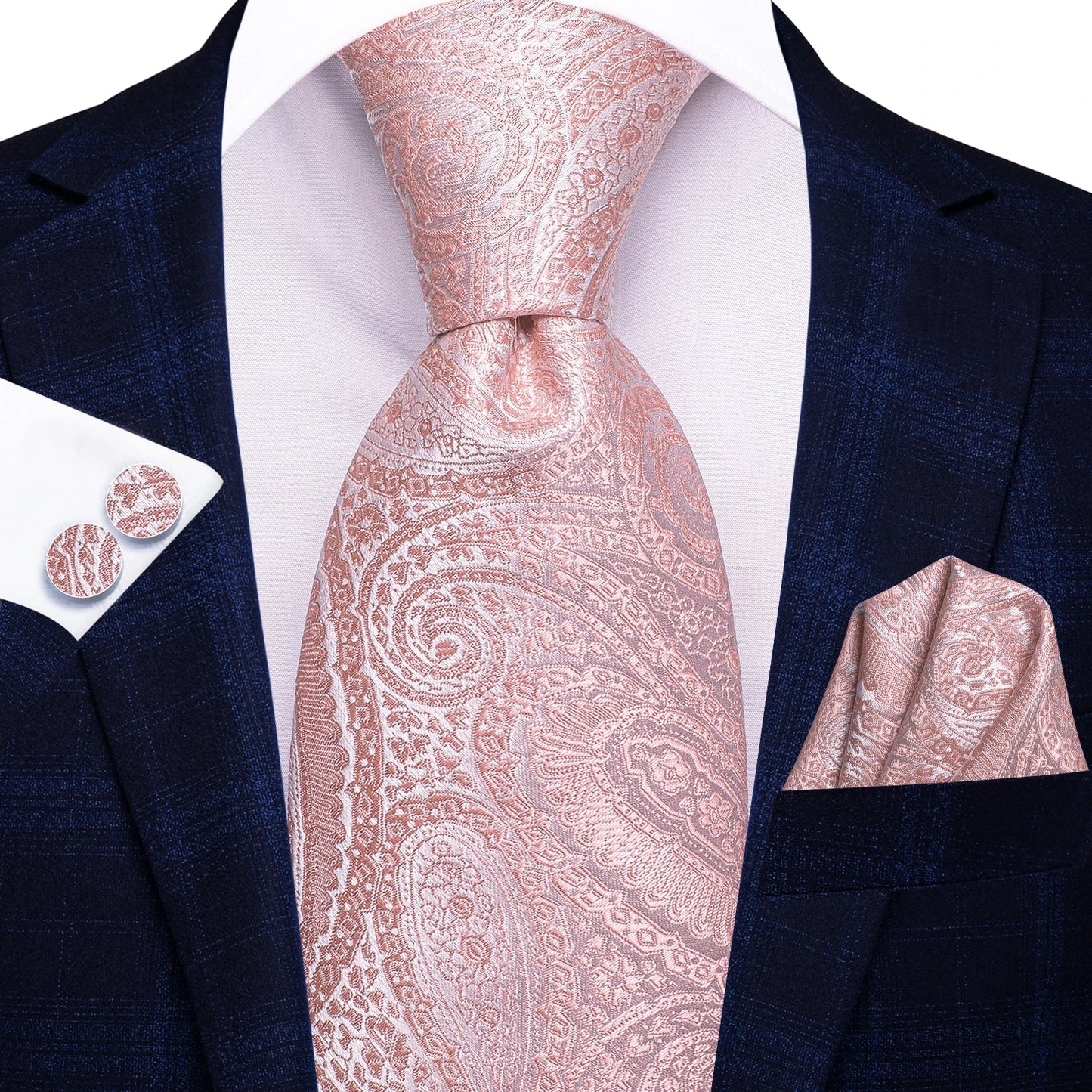 Luxury Striped Silk Necktie for Men - Business & Formal Events Necktie