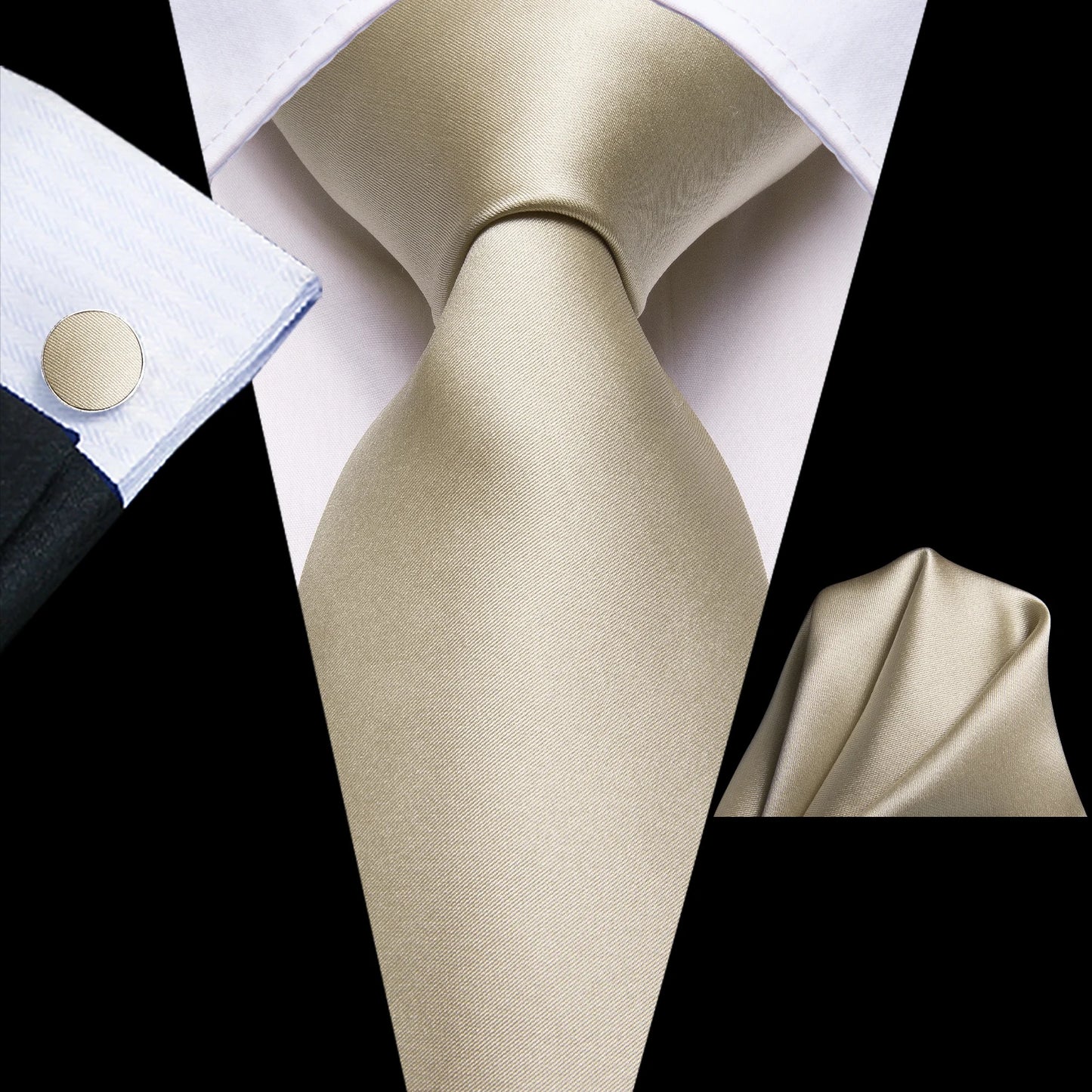 Luxury Striped Silk Necktie for Men - Business & Formal Events Necktie