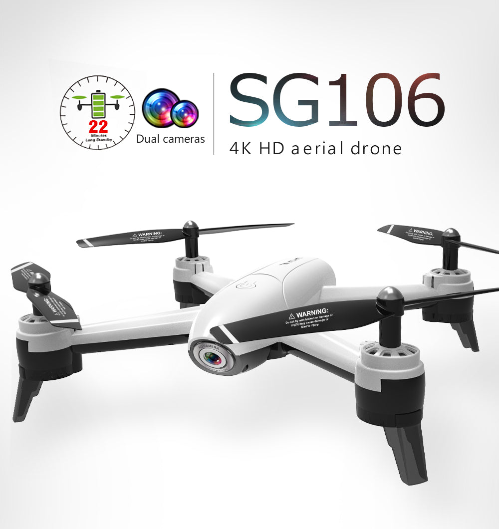 4K HD Dual Camera Optical Flow WiFi FPV RC Drone
