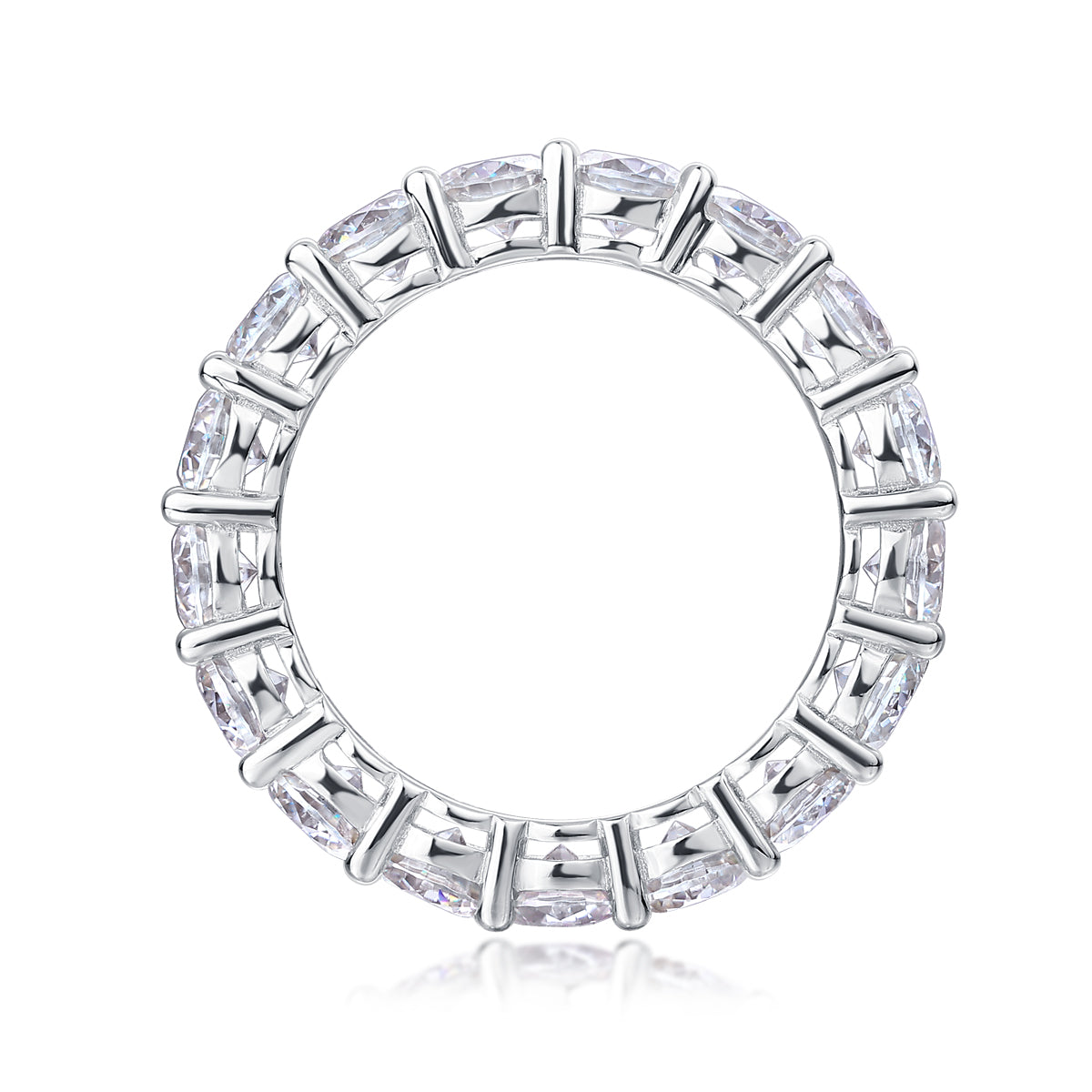Starlight - Luxury Silver RIng Set With Top-quality Moissanite,  S925 Silver And Platinum-plated