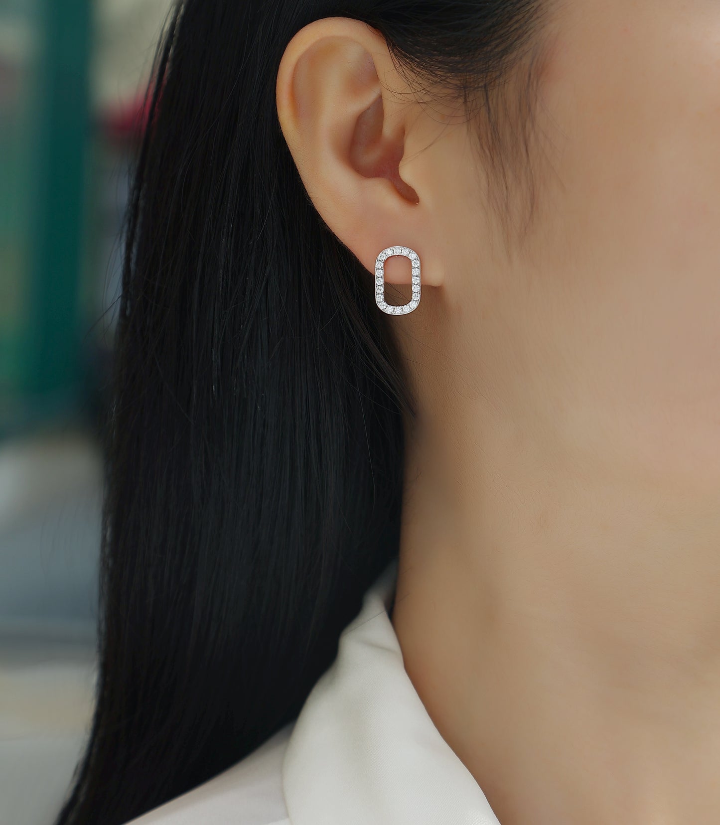 Return To Simplicity - Top-quality Moissanite Luxury Silver Stud Earrings S925 Silver-plated Platinum