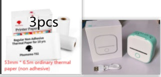 Mini Bluetooth Thermal Label Printer – Portable Photo, Study & Price Tag Printer