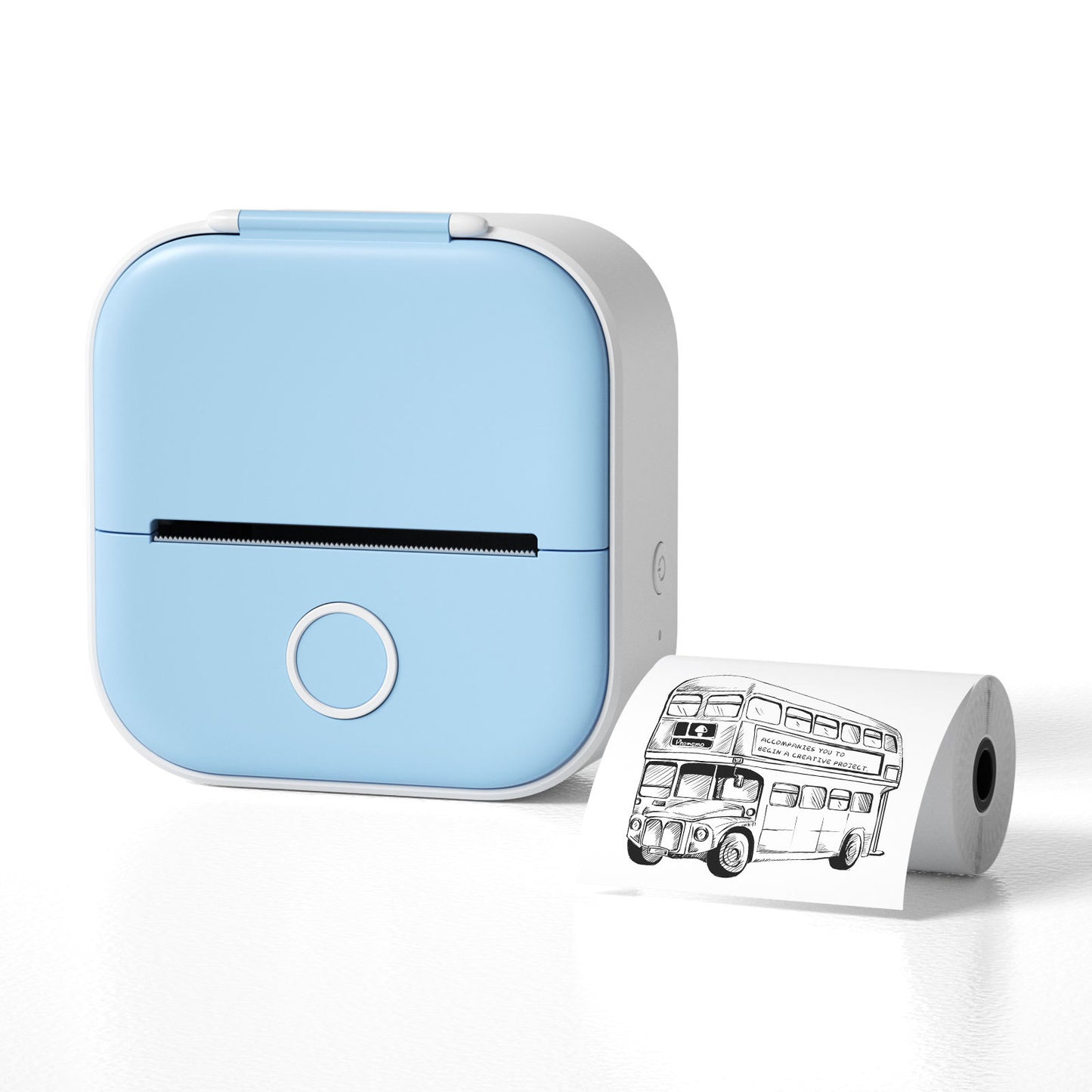 Mini Bluetooth Thermal Label Printer – Portable Photo, Study & Price Tag Printer
