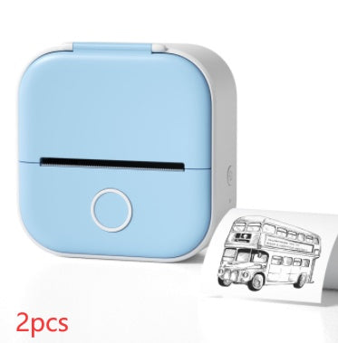 Mini Bluetooth Thermal Label Printer – Portable Photo, Study & Price Tag Printer