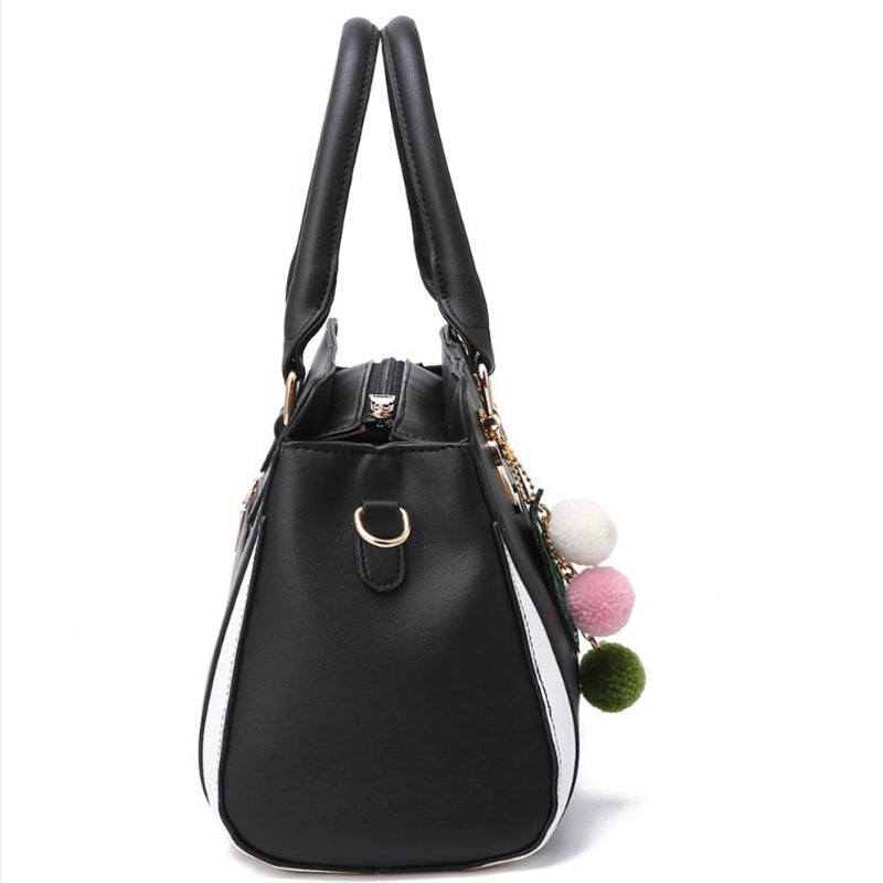 Women's PU Leather Elegant Tote & Shoulder Bag
