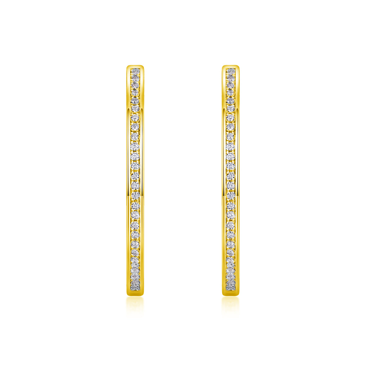 Natural Female Lead - Top-quality Moissanite Luxury Silver Stud Earrings S925 Silver-plated Platinum