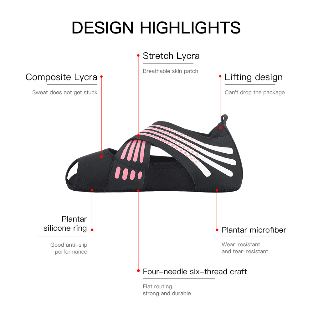 Professional Non-Slip Yoga & Pilates Shoes with Soft Anti-Slip Sole