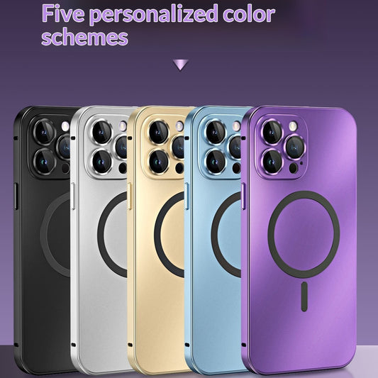 Full-Coverage Magnetic Metal Phone Case