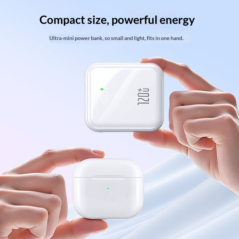 120W Super Fast Charging 20000mAh High-Capacity Mini Power Bank