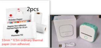 Mini Bluetooth Thermal Label Printer – Portable Photo, Study & Price Tag Printer