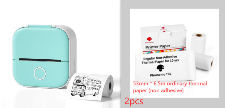 Mini Bluetooth Thermal Label Printer – Portable Photo, Study & Price Tag Printer