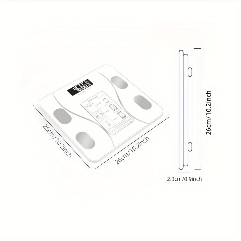 Intelligent Bluetooth Body Fat & Composition Smart Scale