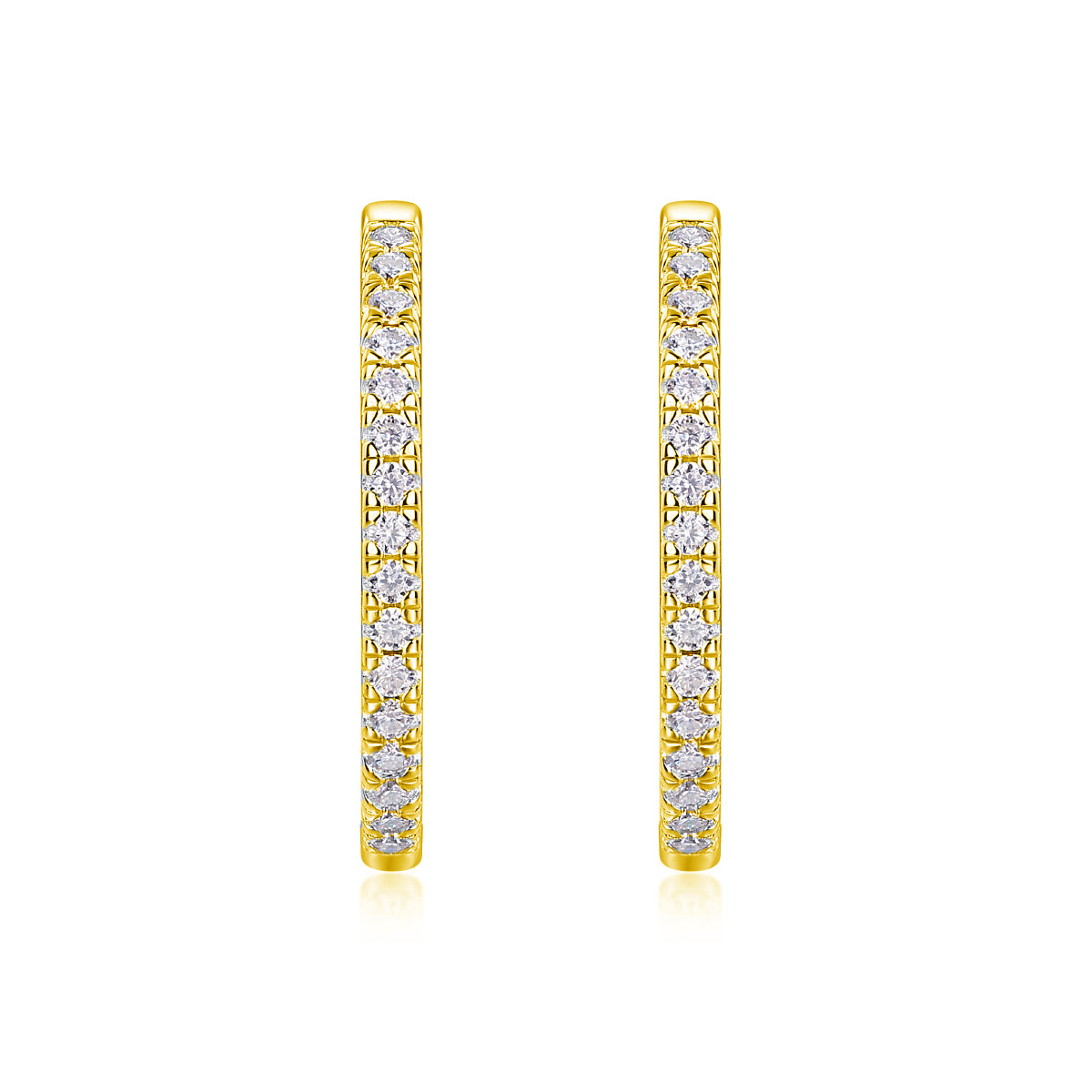 Yuedong Light - Premium Moissanite Luxury Silver Stud Earrings S925 Silver Plated Platinum