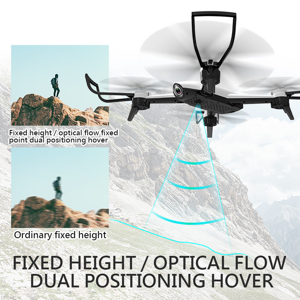 4K HD Dual Camera Optical Flow WiFi FPV RC Drone