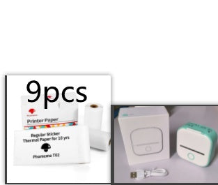 Mini Bluetooth Thermal Label Printer – Portable Photo, Study & Price Tag Printer