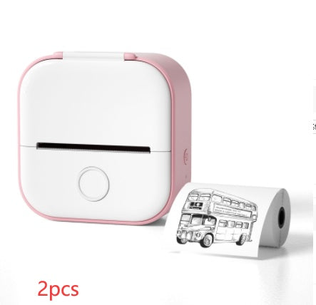 Mini Bluetooth Thermal Label Printer – Portable Photo, Study & Price Tag Printer