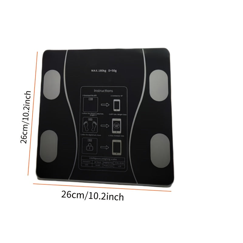 Intelligent Bluetooth Body Fat & Composition Smart Scale