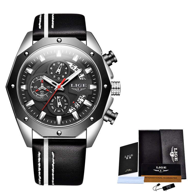 Men's Luxury Chronograph Silicone Sport Watch